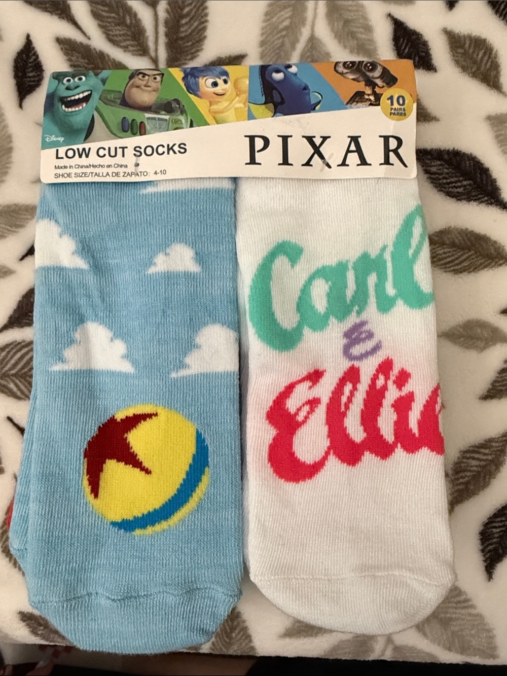 PIXAR Women’s Low Cut Athletic Socks